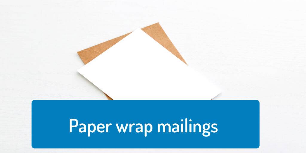 Mailing wrapping clearance paper